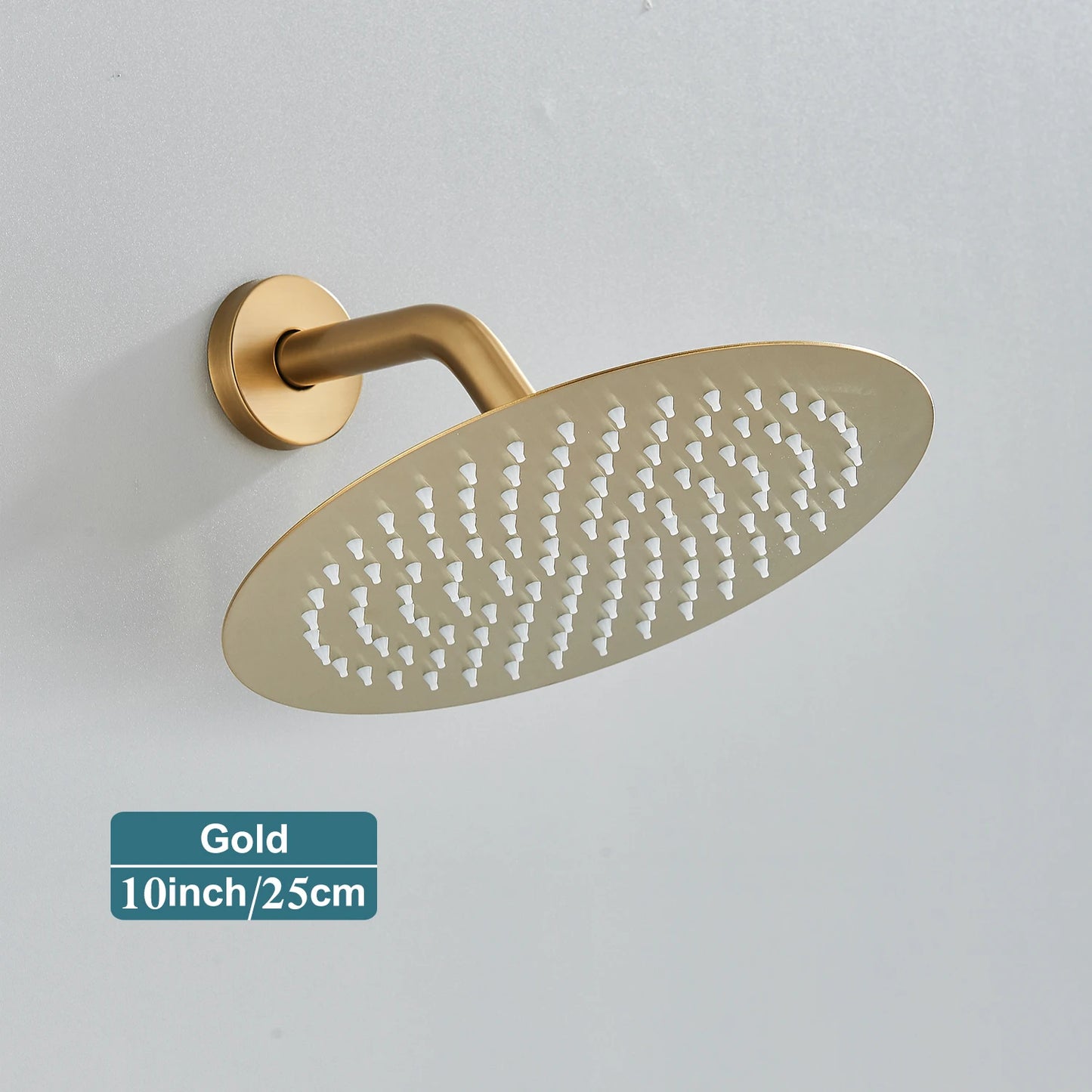 Matte Black Rain Shower Head 8/10/12 Inch Bathroom Square Shower Head and Shower Arm Wall Mounted Shower Faucet